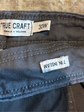 True Craft Slate Gray Casual Shorts